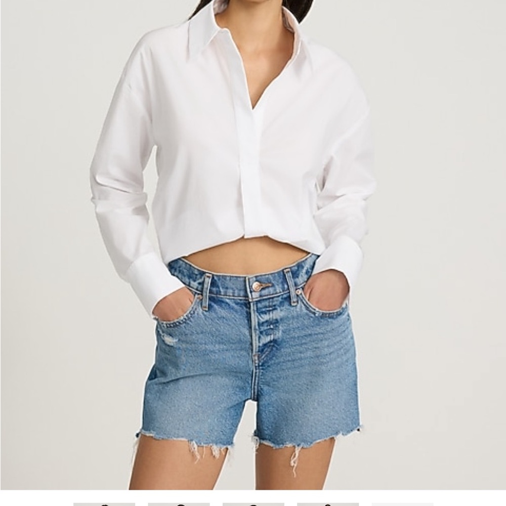 Express White Button Down Shirt